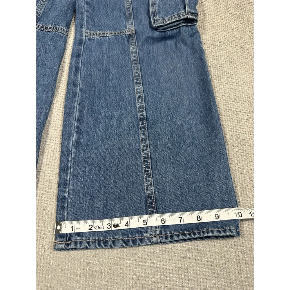Old Navy Jeans‎ Girls 10 Built In Tough High Rise Baggy Wide Leg Cargo Skater